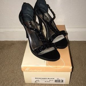 Black heels w/ Crystals from David’s Bridal.